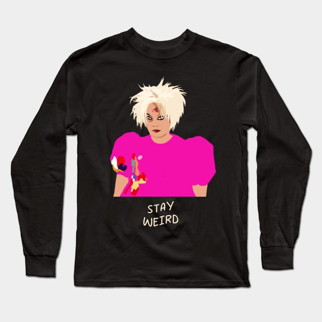 Weird Barbie - Stay Weird Long Sleeve T-Shirt by olivia parizeau